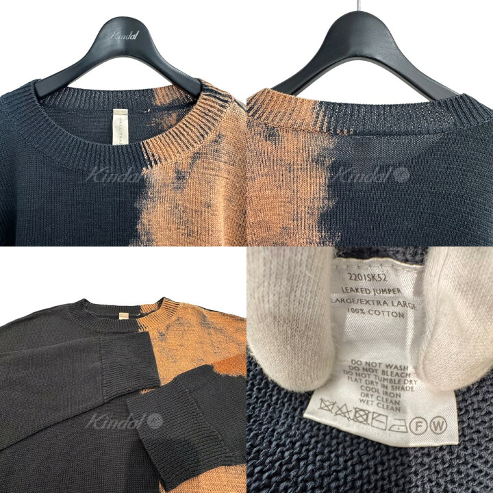 楽天市場】【中古】SHINYA KOZUKA 22SS ｢LEAKED JUMPER｣ ブリーチ加工 