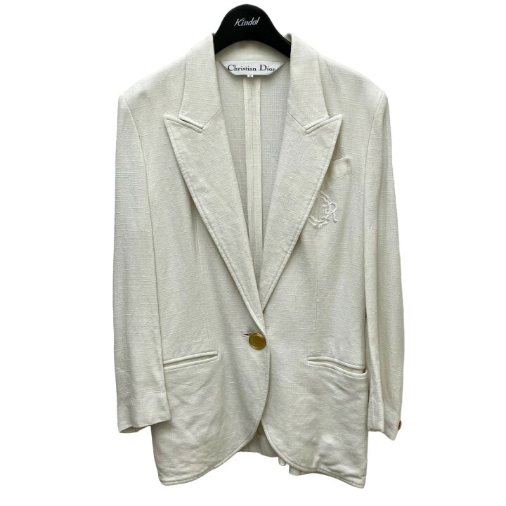 楽天市場】【中古】Christian Dior レーヨンテーラードジャケット 
