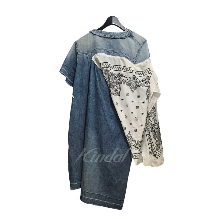 楽天市場】【中古】sacai バンダナドッキングワンピース 19-04262  