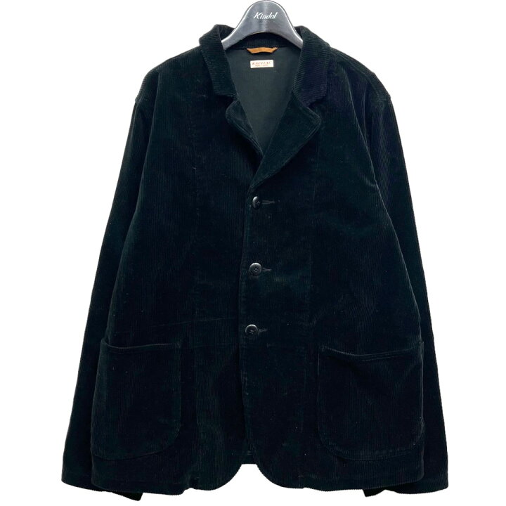 楽天市場】【中古】KAPITAL 7W コーデュロイジャケット ブラック  