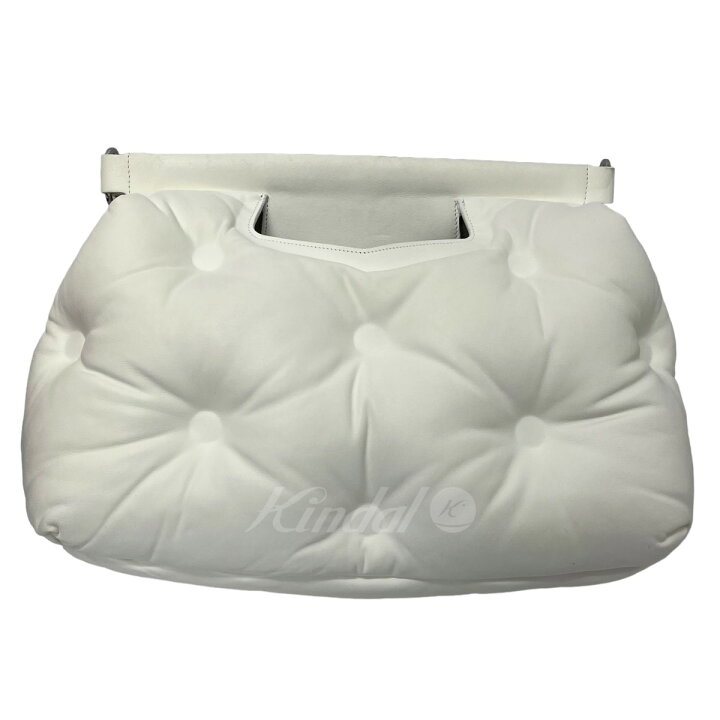 美品 22AW Glam Slam medium White ショルダーバッグ