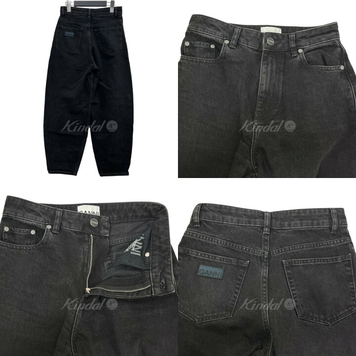 楽天市場】【中古】Ganni デニムパンツ ブラック サイズ：25／32 