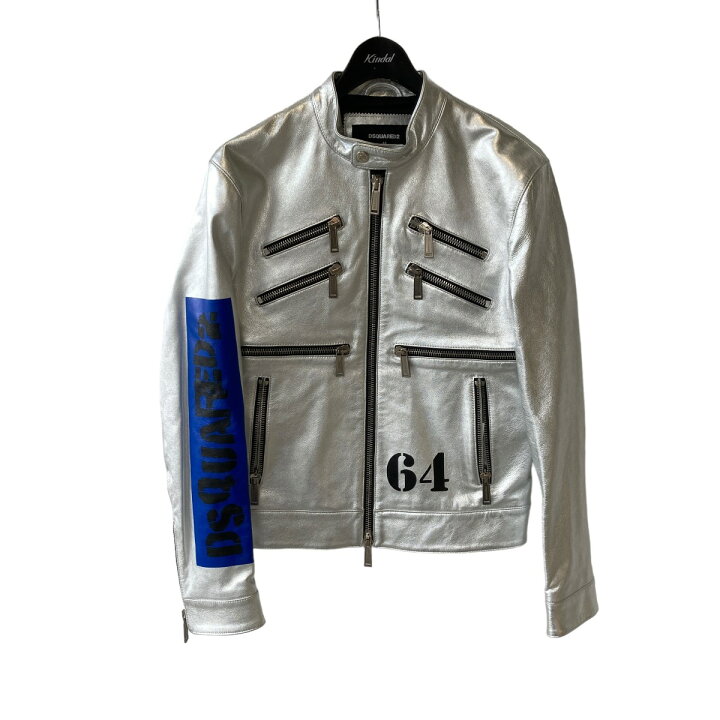 楽天市場】【中古】DSQUARED2レザーダブルライダースジャケット  