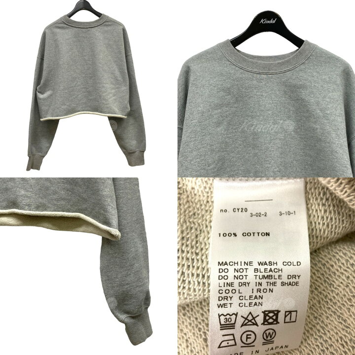 楽天市場】【中古】EVERYDAY I LIKE． 23AW｢Cropped スウェット プル 