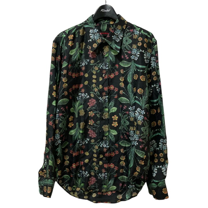 楽天市場】【中古】CABaN シルクパレルモフラワー 総柄シャツ 59-01-21  
