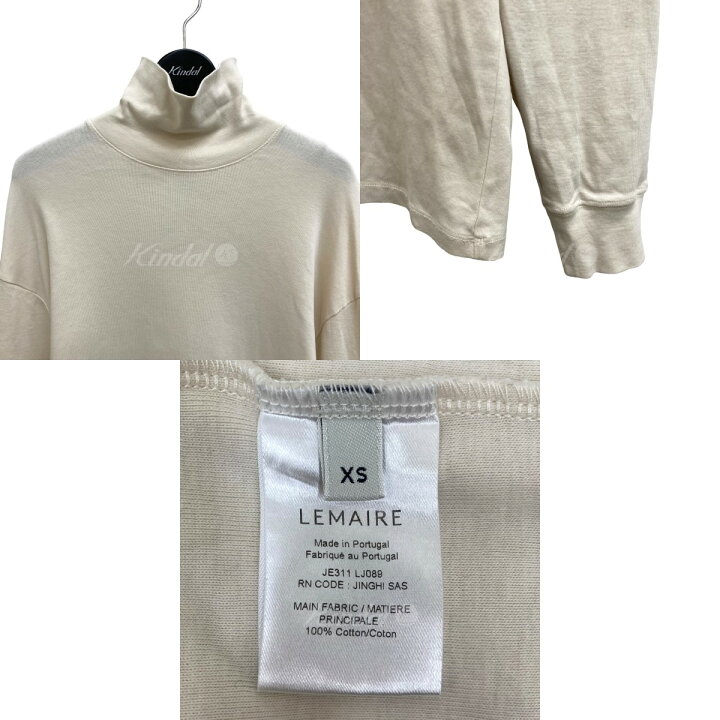 楽天市場】【中古】LEMAIRETURTLENECK LIGHT CREAM ロングスリーブT 
