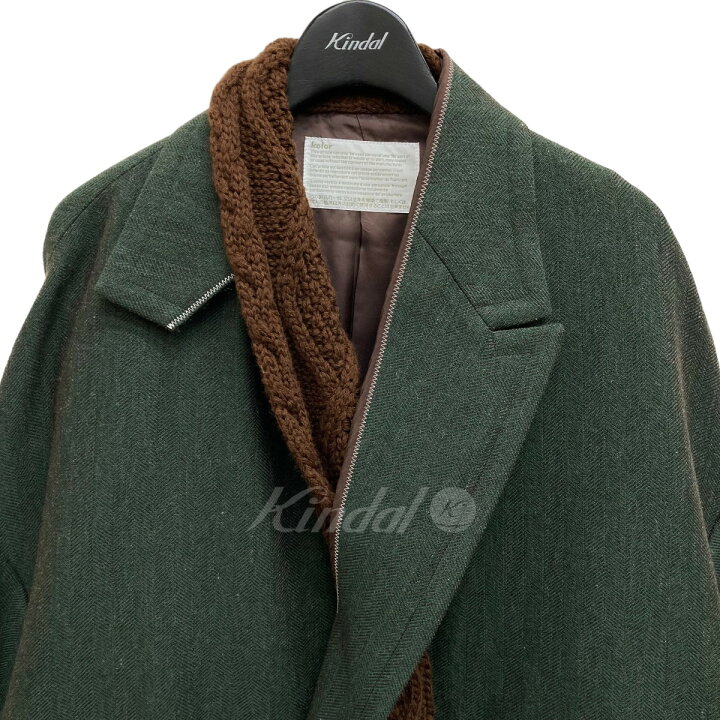 楽天市場】【中古】kolor 22AW ラギットへリンボーン DOCKING コート 