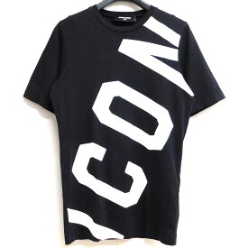 【中古】DSQUARED2　ICONロゴTシャツ ブラック サイズ：XXS 【210224】（ディースクエアード）