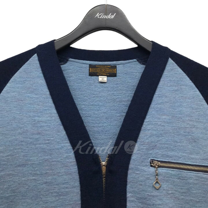 楽天市場】【中古】BUTCHER PRODUCTS 「2-TONE ZIP CARDIGAN」2トーン 