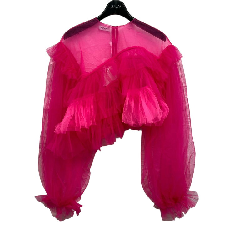 楽天市場】【中古】VIVIANO 2023SS ｢ASYMMETRIC TULLE TOP｣ チュール 