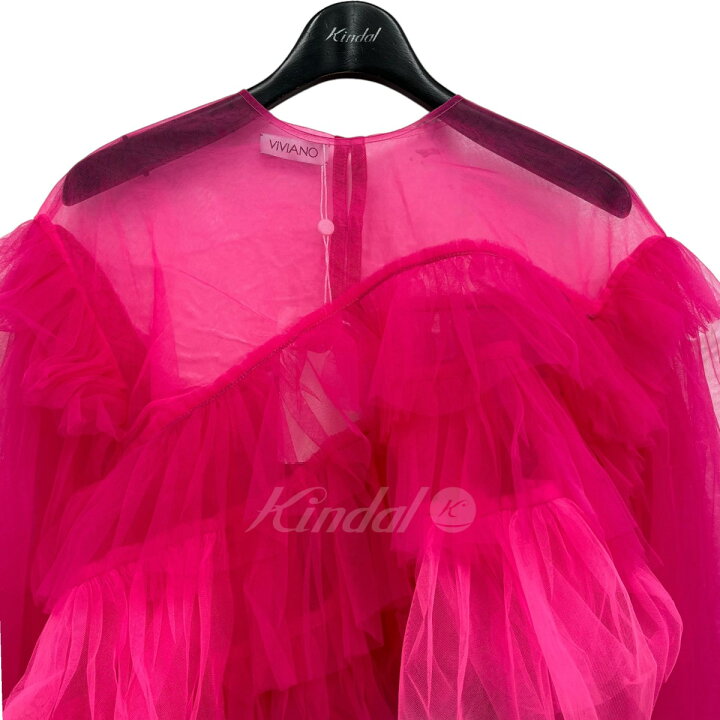 楽天市場】【中古】VIVIANO 2023SS ｢ASYMMETRIC TULLE TOP｣ チュール 
