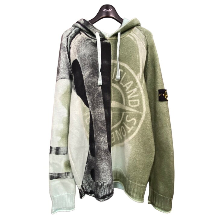 楽天市場】【中古】STONE ISLAND 22AW グラフィックニットパーカー 