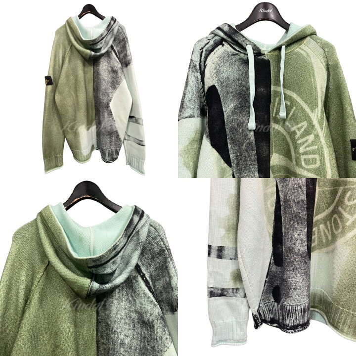 楽天市場】【中古】STONE ISLAND 22AW グラフィックニットパーカー 