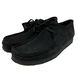 【中古】Clarks　Wallabee Boot Black Suede　11826 ブラック サイズ：13 【230224】（クラークス）