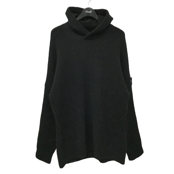 楽天市場】【中古】STONE ISLAND リブニット フーディ ニットパーカー 