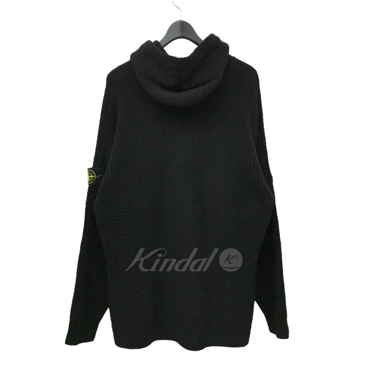 楽天市場】【中古】STONE ISLAND リブニット フーディ ニットパーカー 