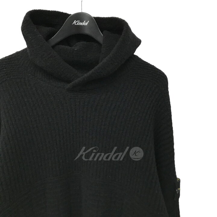 楽天市場】【中古】STONE ISLAND リブニット フーディ ニットパーカー 