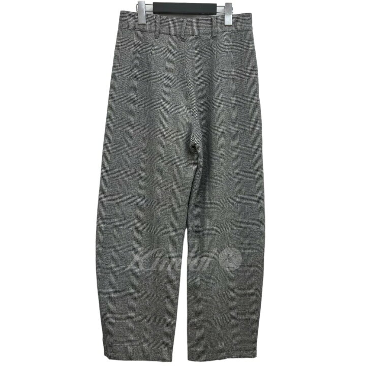 楽天市場】【中古】Mardi Mercredi チェックウールパンツ グレー  