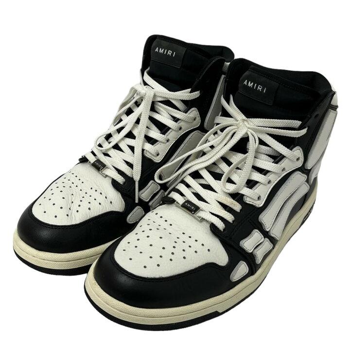 楽天市場】【中古】AMIRI ｢SKEL TOP HI｣ スニーカー ブラック×ホワイト 