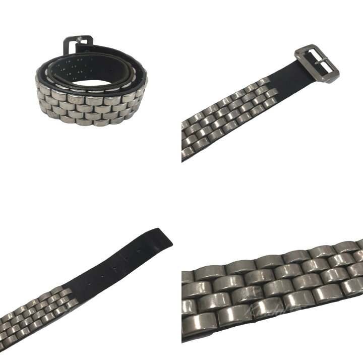 楽天市場】【中古】UNDER COVER × RATSスタッズベルト ブラック【価格  