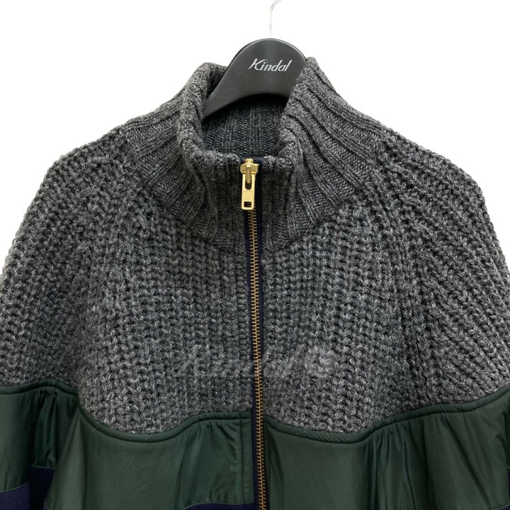 楽天市場】【中古】kolor ナイロンパーツブルゾン ジップブルゾン 