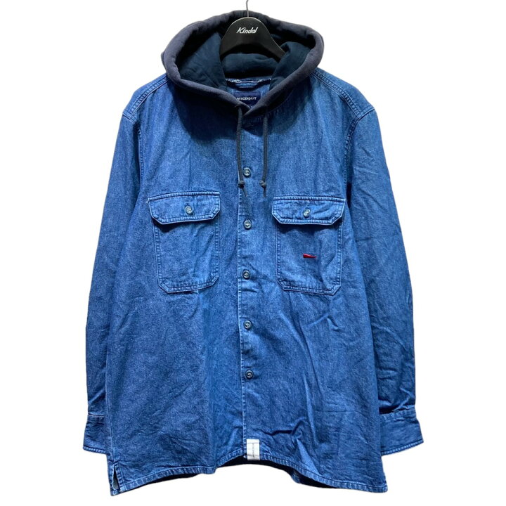 楽天市場】【中古】DESCENDANT フード デニムシャツ インディゴ  