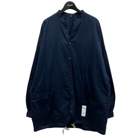 【中古】FRAPBOIS　ワイドシャツ B1522PFB701 ネイビー サイズ：2 【240224】（フラボア）