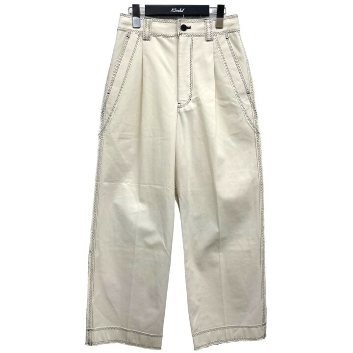 楽天市場】【中古】MAISON SPECIAL ジグザグステッチワイドパンツ  