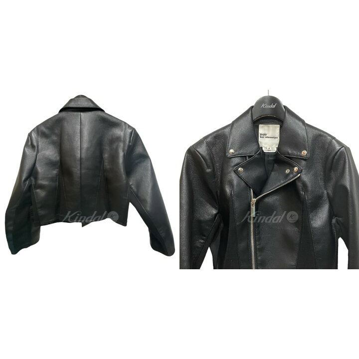 楽天市場】【中古】noir kei ninomiya エコレザーライダースジャケット 