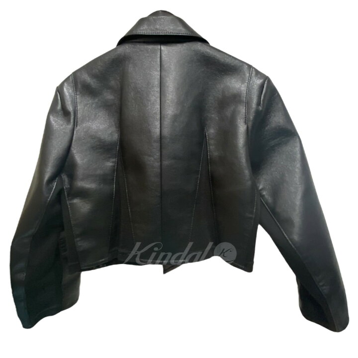 楽天市場】【中古】noir kei ninomiya エコレザーライダースジャケット 