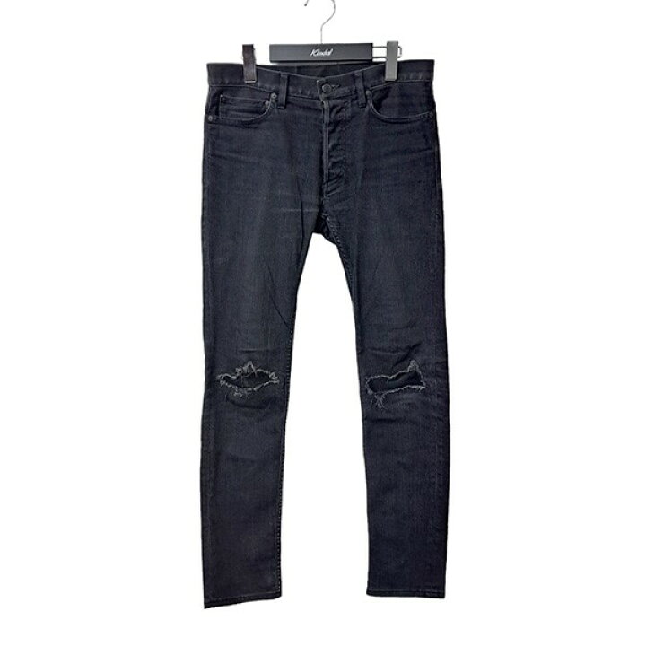 楽天市場】【中古】MINEDENIMダメージ加工スリムデニムパンツ ニー 