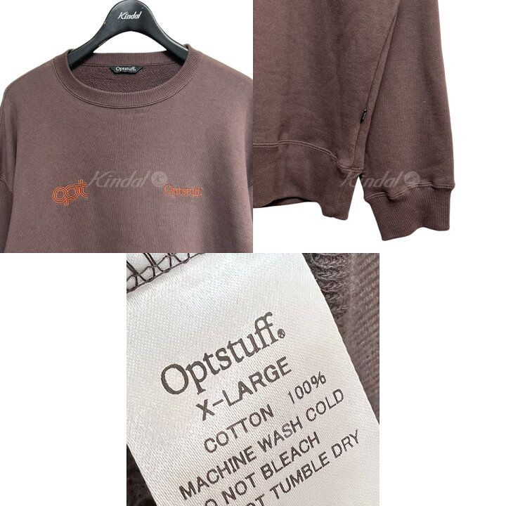 楽天市場】【中古】OPTSTUFF CREWNECK SWEAT SHIRT クルーネック 