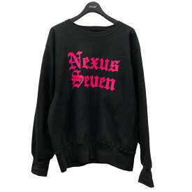 【中古】NEXUSVII　プリントスウェット RRS-NNK-COD ブラック サイズ：48 【240224】（ネクサスセブン）