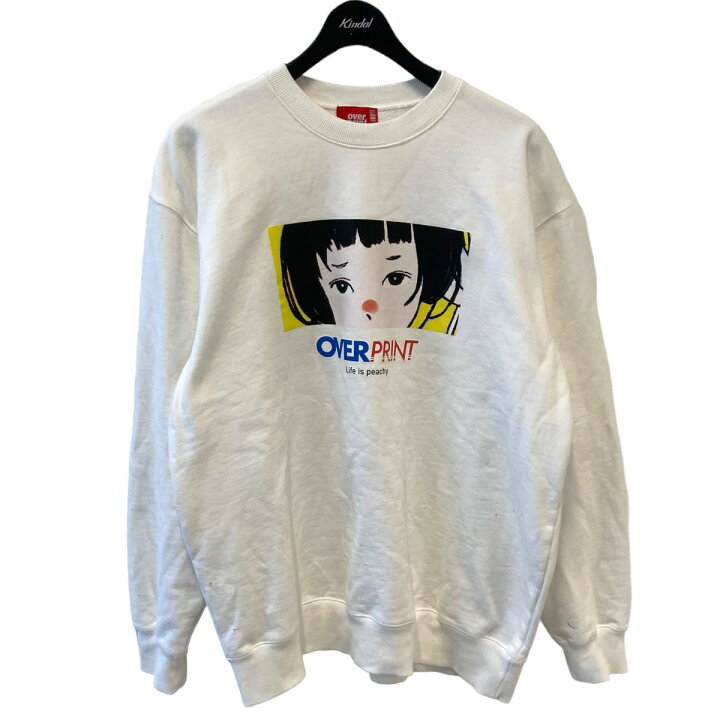 楽天市場】【中古】overprintlife is peachy クルーネックスウェット  