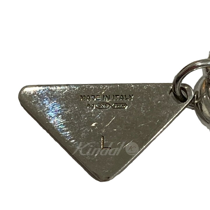 楽天市場】【中古】PRADA Ag925 チェーンブレスレット 2JB357 シルバー 