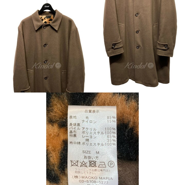 楽天市場】【中古】WACKO MARIAチェスターコート ブラウン サイズ：M 