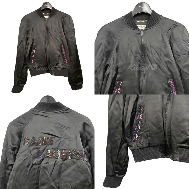 楽天市場】【中古】SAINT LAURENT PARIS ビーズ装飾テディジャケット 