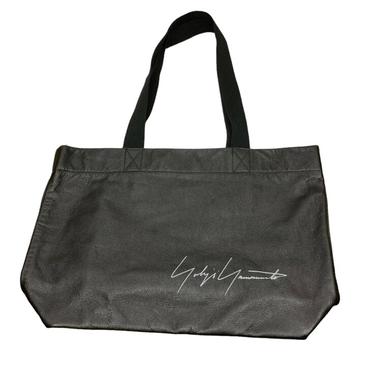 楽天市場】【中古】YOHJI YAMAMOTO シグネチャーロゴレザートート 