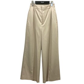 【中古】IIROT「Front Tuck Wide Pants」ワイドパンツ 023-023-WP64 ベージュ サイズ：36【価格見直し】