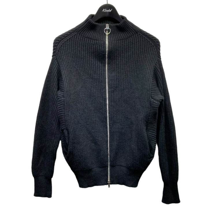 楽天市場】【中古】MAISON FLANEUR ジップアップ ニットカーディガン  
