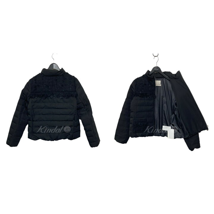 楽天市場】【中古】Aveniretoileツイード切替ダウンジャケット 