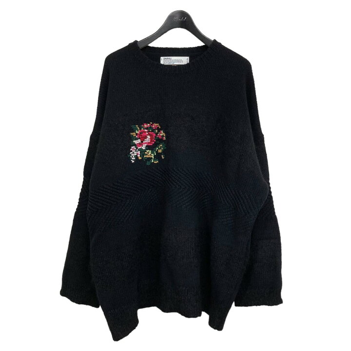 楽天市場】【中古】DAIRIKU 2021AW 「Flower Cross Embroidery Knit 