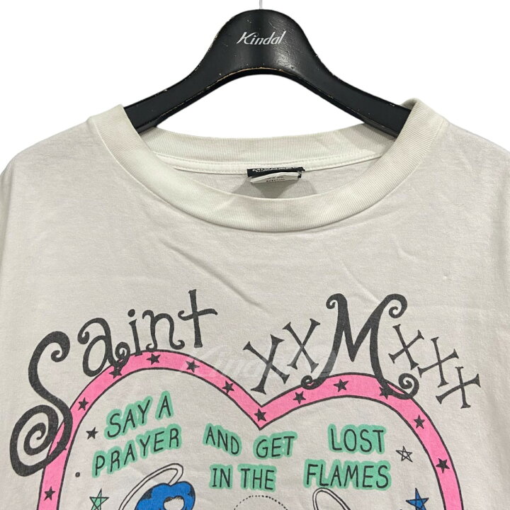 SAINTMICHAEL HEARTプリントTシャツ セントマイケル