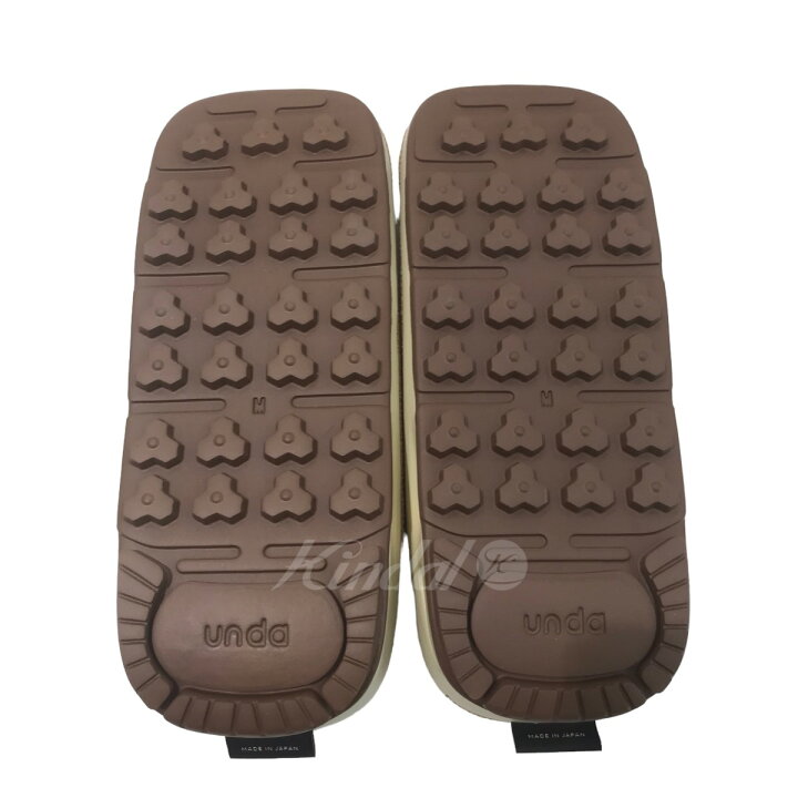 楽天市場】【中古】goyemon 「unda」雪駄 ベージュ サイズ：M 【270224  