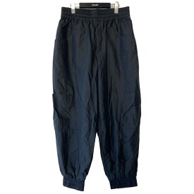 【中古】SASQUATCHfabrix．　23AW NYLON TRACK PANTS MORE IS MORE ブラック サイズ：M 【270224】（サスクワァッチファブリックス．）