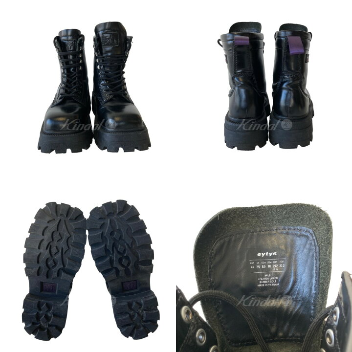 楽天市場】【中古】EYTYSMICHIGAN レザーブーツ ブラック サイズ：27 