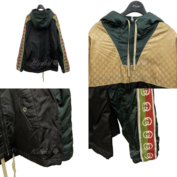 楽天市場】【中古】GUCCIサイドラインナイロンジャケット 598722 Z4039 