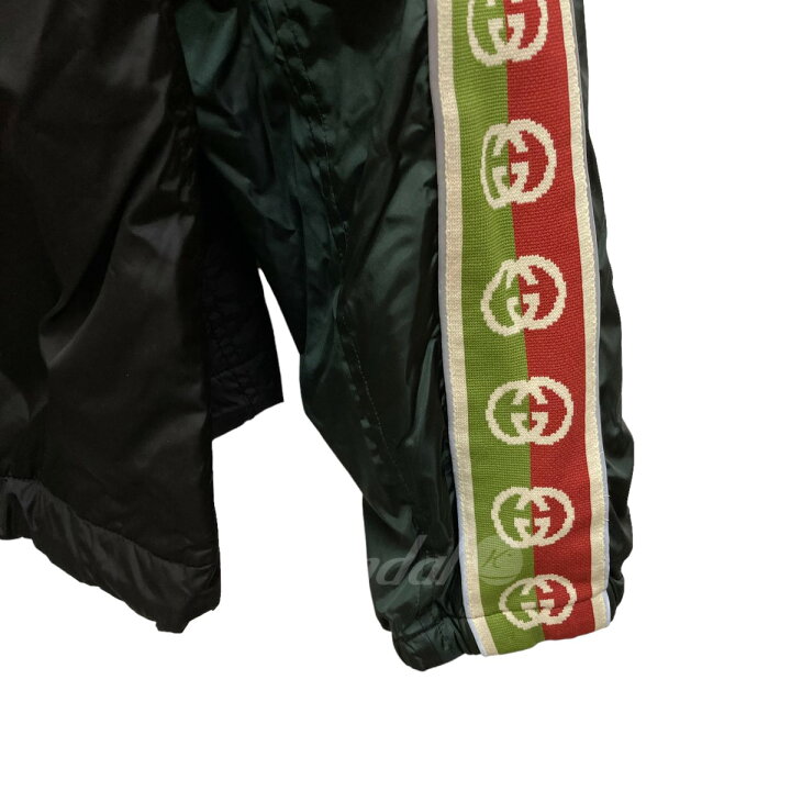 楽天市場】【中古】GUCCIサイドラインナイロンジャケット 598722 Z4039 
