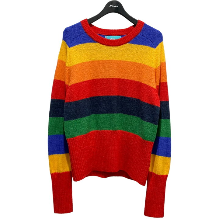 楽天市場】【中古】ZARA ×Harry Lambert ボーダーニット マルチカラー 