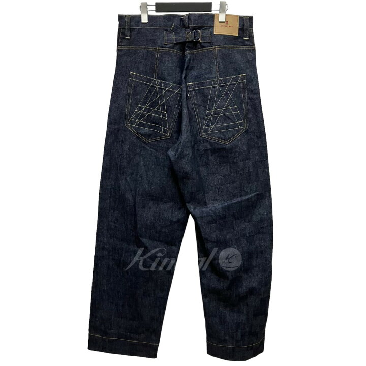 楽天市場】【中古】ANREALAGE ワイドデニムパンツ インディゴ サイズ  